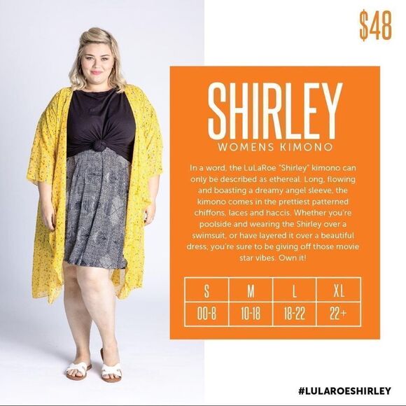 Lularoe Shirley Kimono - Size Large - Picture 5 of 5